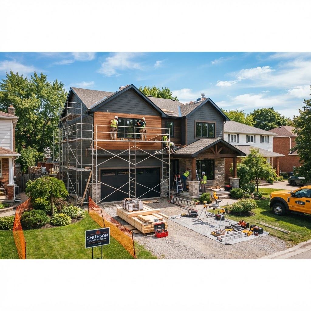 Home renovation job site